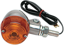 K&S TECHNOLOGIES Marker Light - Single Filament - Aluminum/Amber - Style 1 25-8320