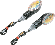 K&S TECHNOLOGIES Ultra Mini Marker Lights - Carbon/Rainbow 25-8362