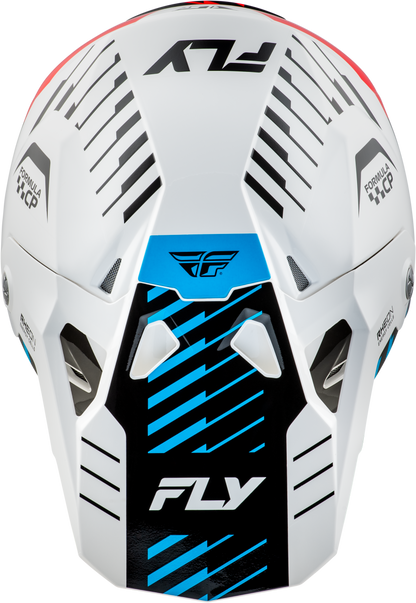 Formula Cp Slice Helmet White/Red/Cyan Sm