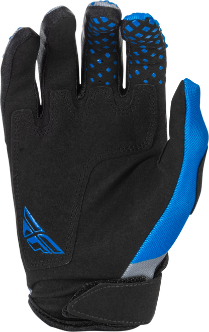 Youth Kinetic Gloves Blue/Grey/Black Ym