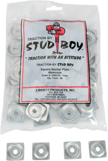 STUD BOY Backer Plates - Aluminum - 7mm - 96 Pack 2060-P3