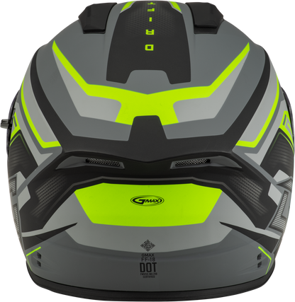 Ff 18 Drift Helmet Matte Grey/Hi Viz Lg