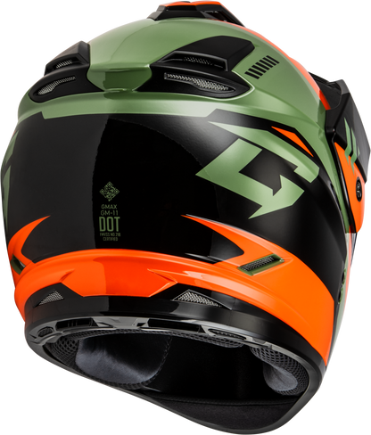 Gm 11 Ronin Helmet Orange/Green/Black 2x