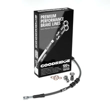 Goodridge 18-23 HD FXFB/FXLRS (w/ABS) +8in Black Brake Line Kit w/Stainless Steel Fittings
