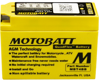 Battery Mbt4bb Sealed Factory Activated