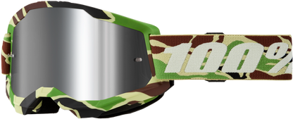 Strata 2 Goggle War Camo Mirror Silver Lens
