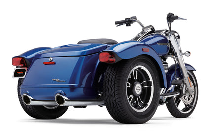 909 Twins 4" Slip Ons Chrome Freewheeler 15 22