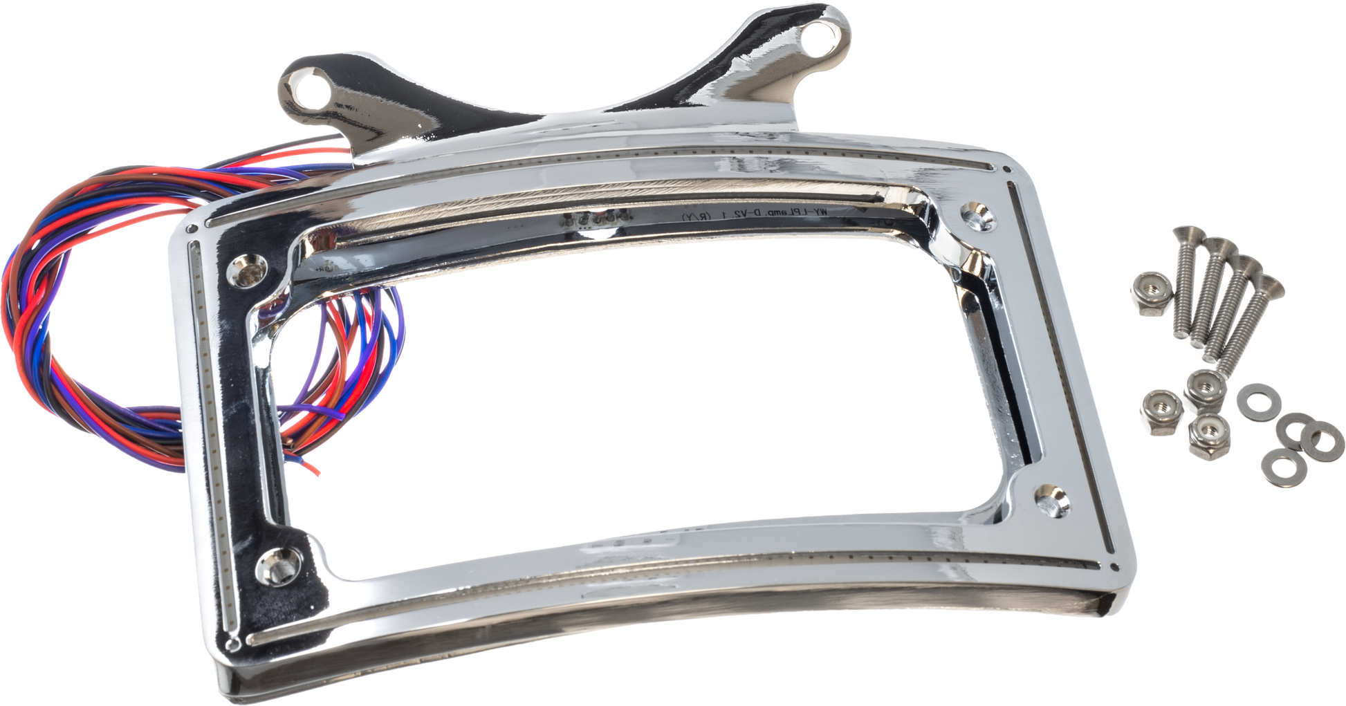 Perfect Plate Light Lp Frame Chrome Indian