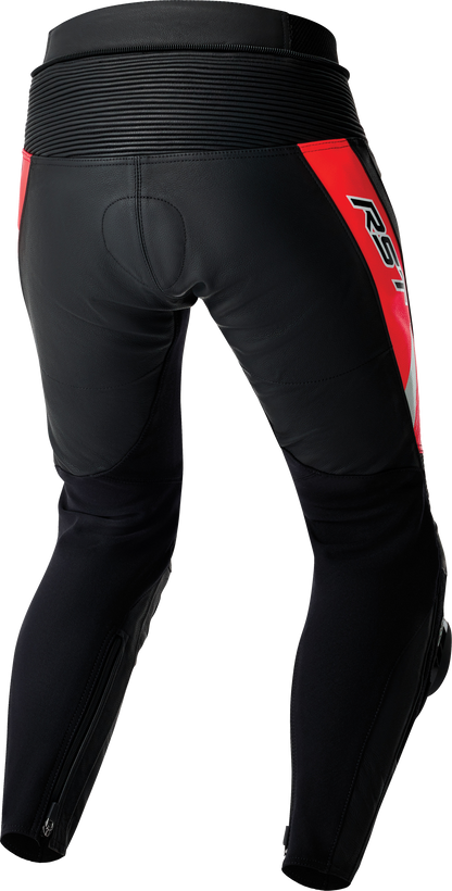 Tractech Evo D3o Pants Blk/Flo Red Leather 3x