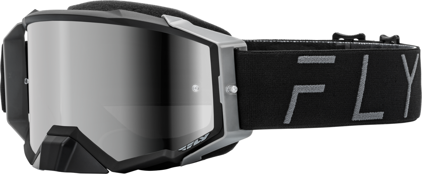 Zone Pro Goggle Black/Grey W/ Black Mirror/Smoke Lens