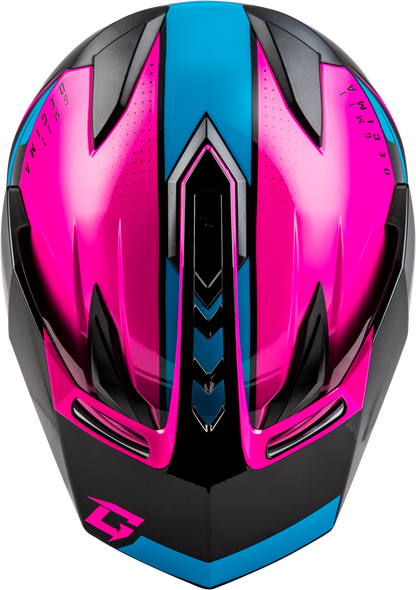 Gm 11 Decima Helmet Black/Pink/Blue Sm