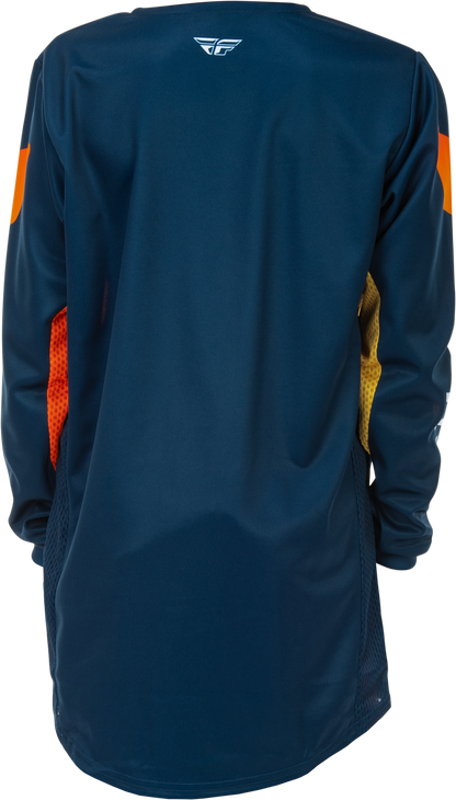 Youth Kinetic Jersey Navy/Orange Ym