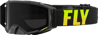 Zone Pro W/C Goggle Blk/Hi Vis W/Dark Smoke Hydro Lens