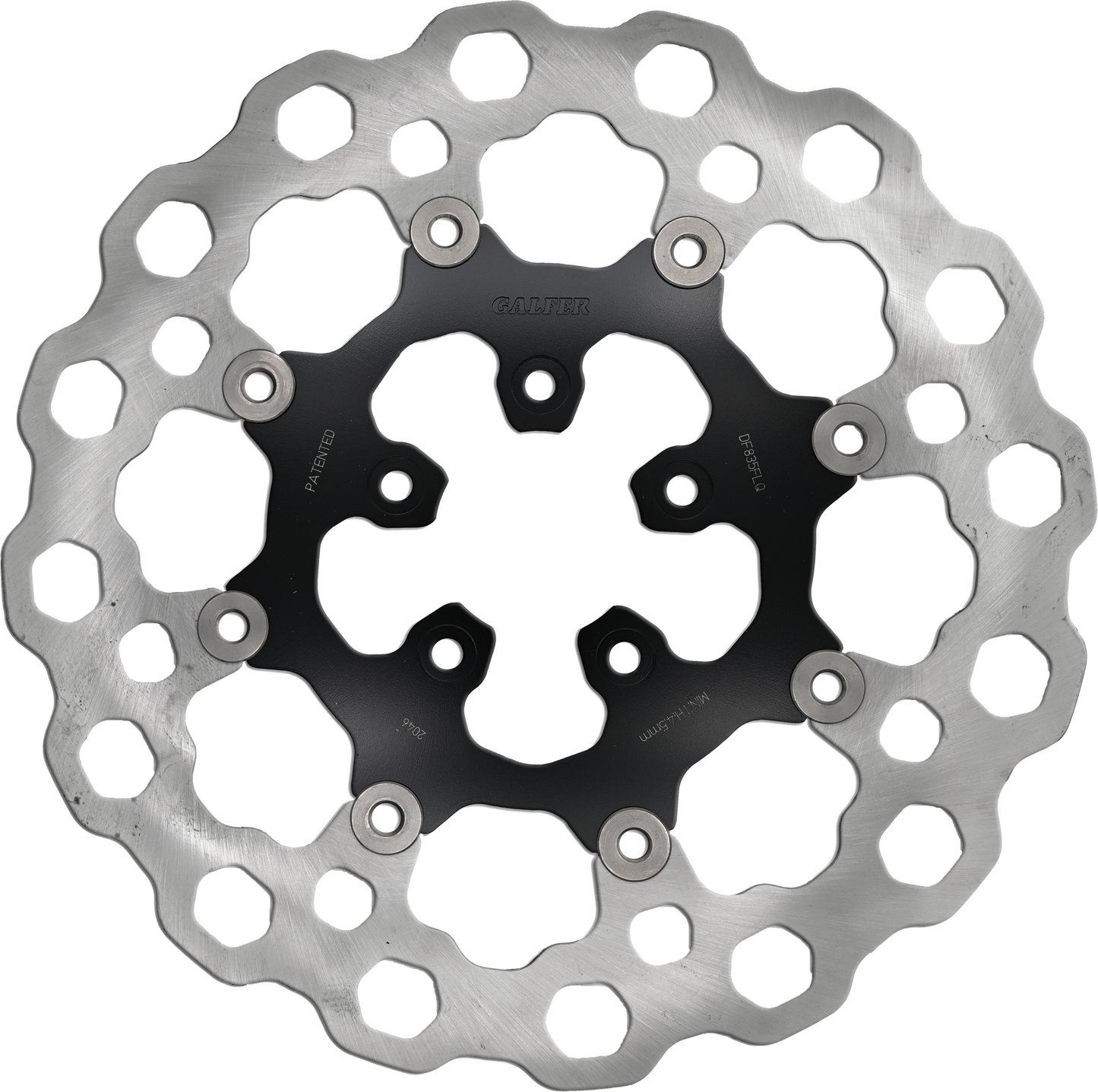 Rotor 11.8" Floating Cubiq Fr Black