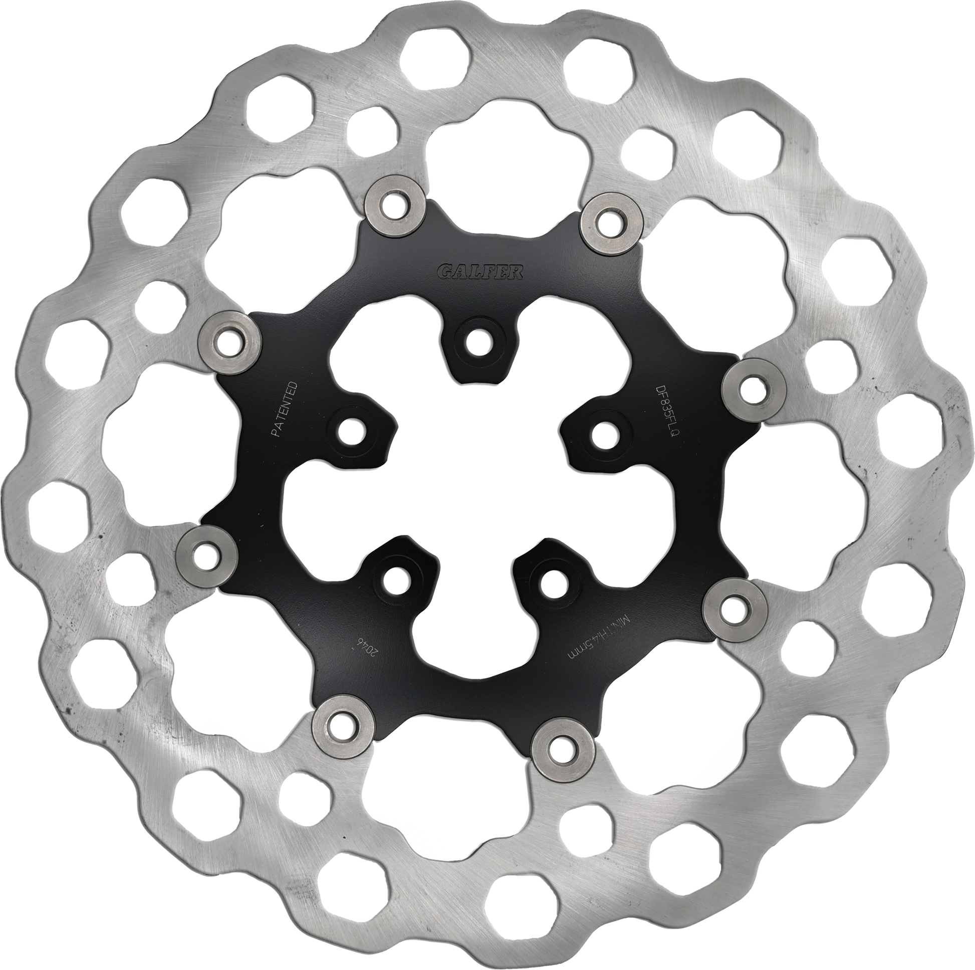 Rotor 11.8" Floating Cubiq Fr Black
