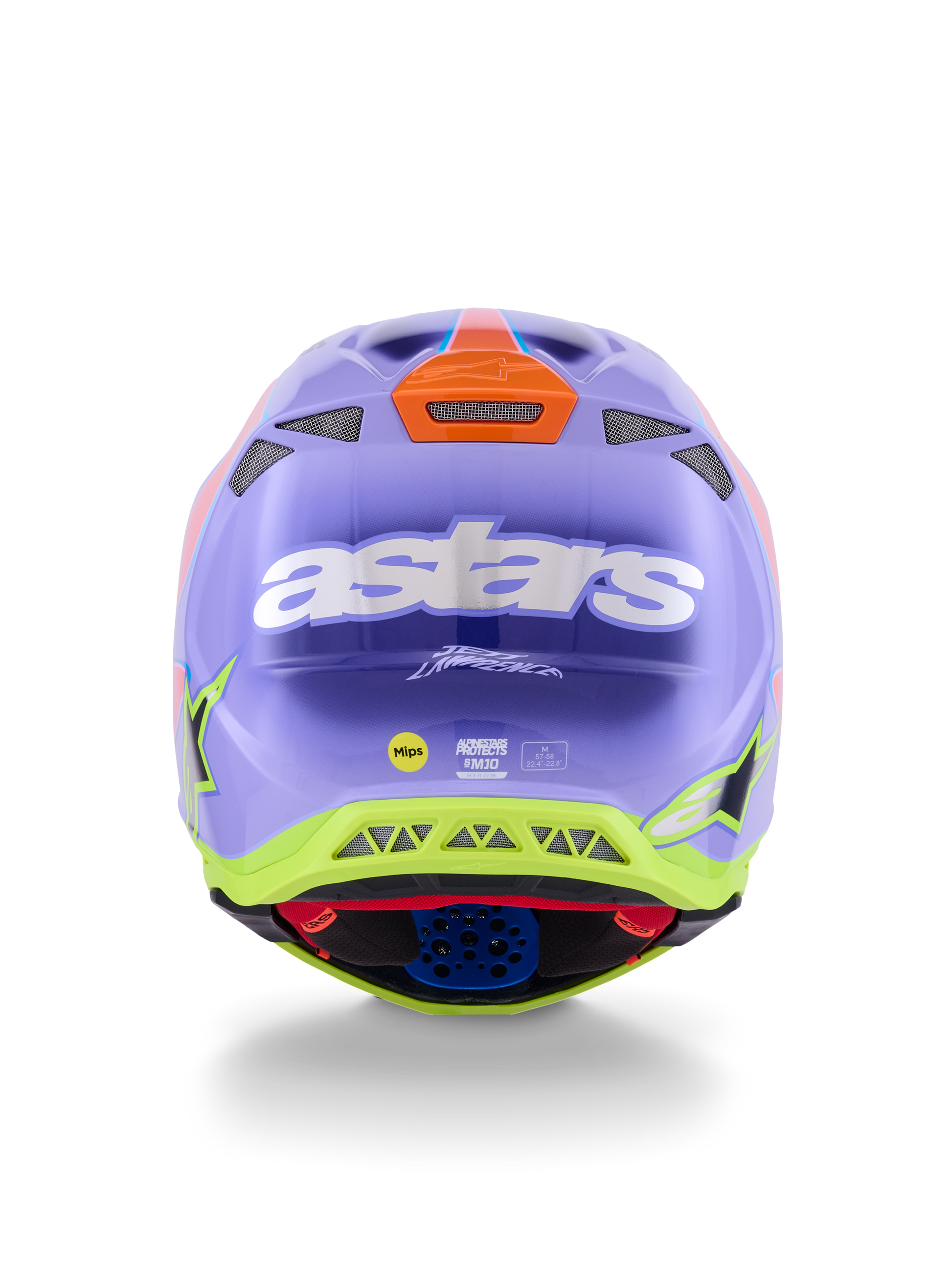 S M10 Jett Lawrence R01 Helmet Purp/Pnk Fluo/Ylw Fluo Gls Xs