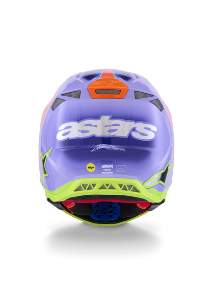 S M10 Jett Lawrence R01 Helmet Purp/Pnk Fluo/Ylw Fluo Gls Xs