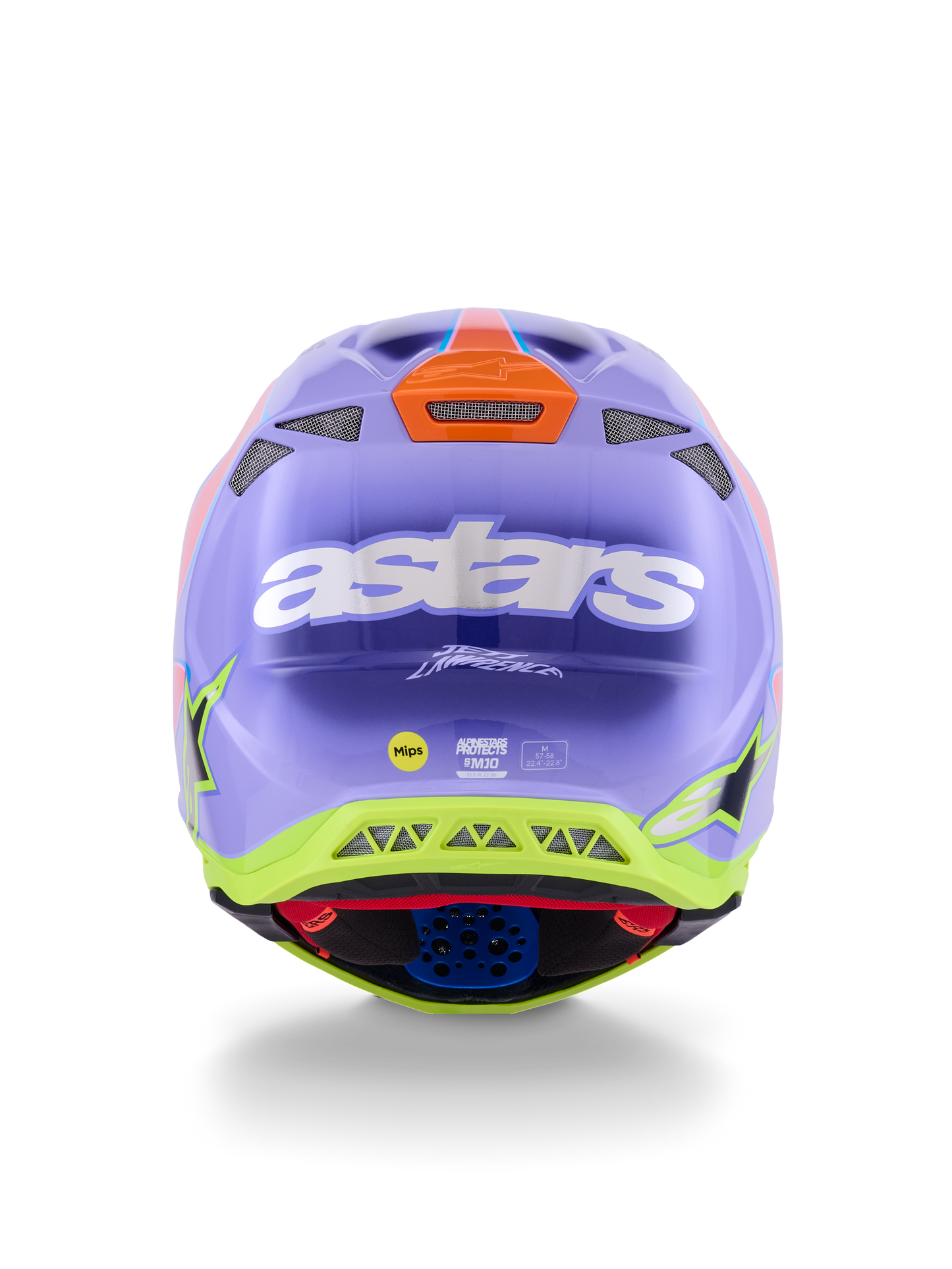 S M10 Jett Lawrence R01 Helmet Purp/Pnk Fluo/Ylw Fluo Gls 2x