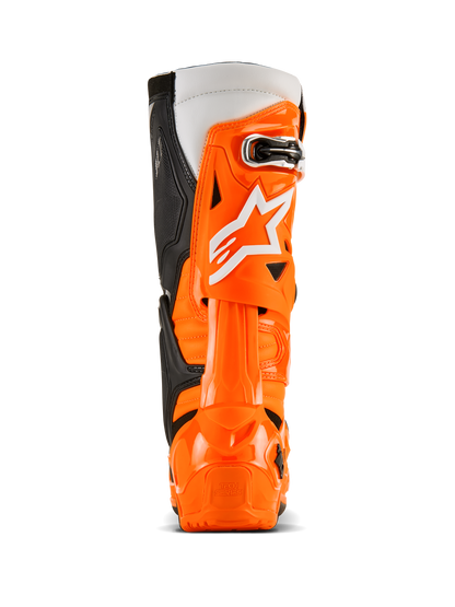 Tech 10 Enduro Boots Orange Fluo/Black/White 8