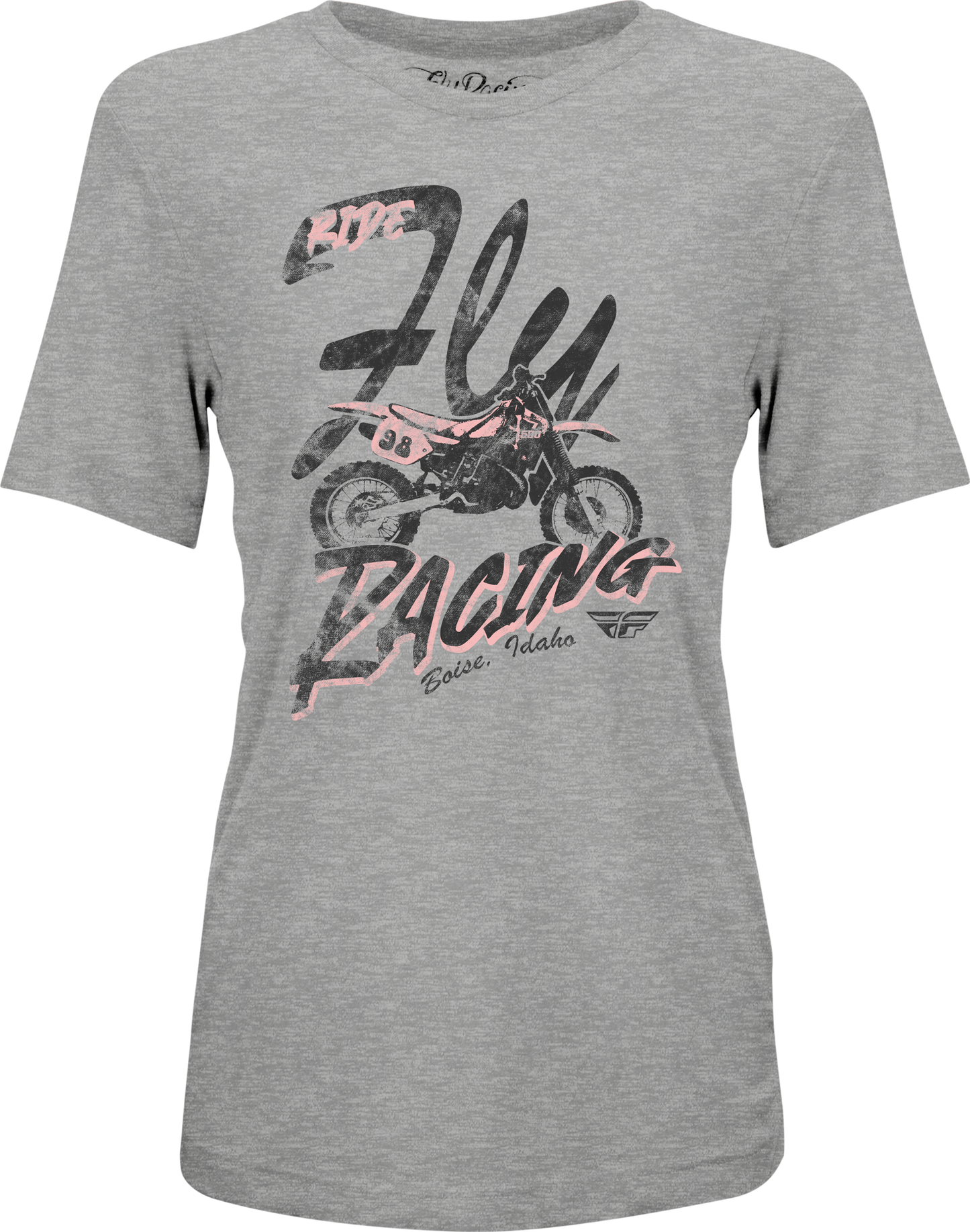 Fly Women's Vintage Tee Grey Sm