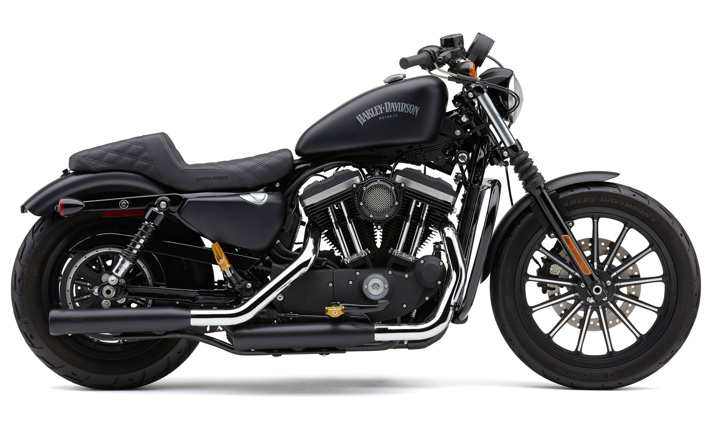 3" Nh Series Slip Ons Black Sportster 14 22