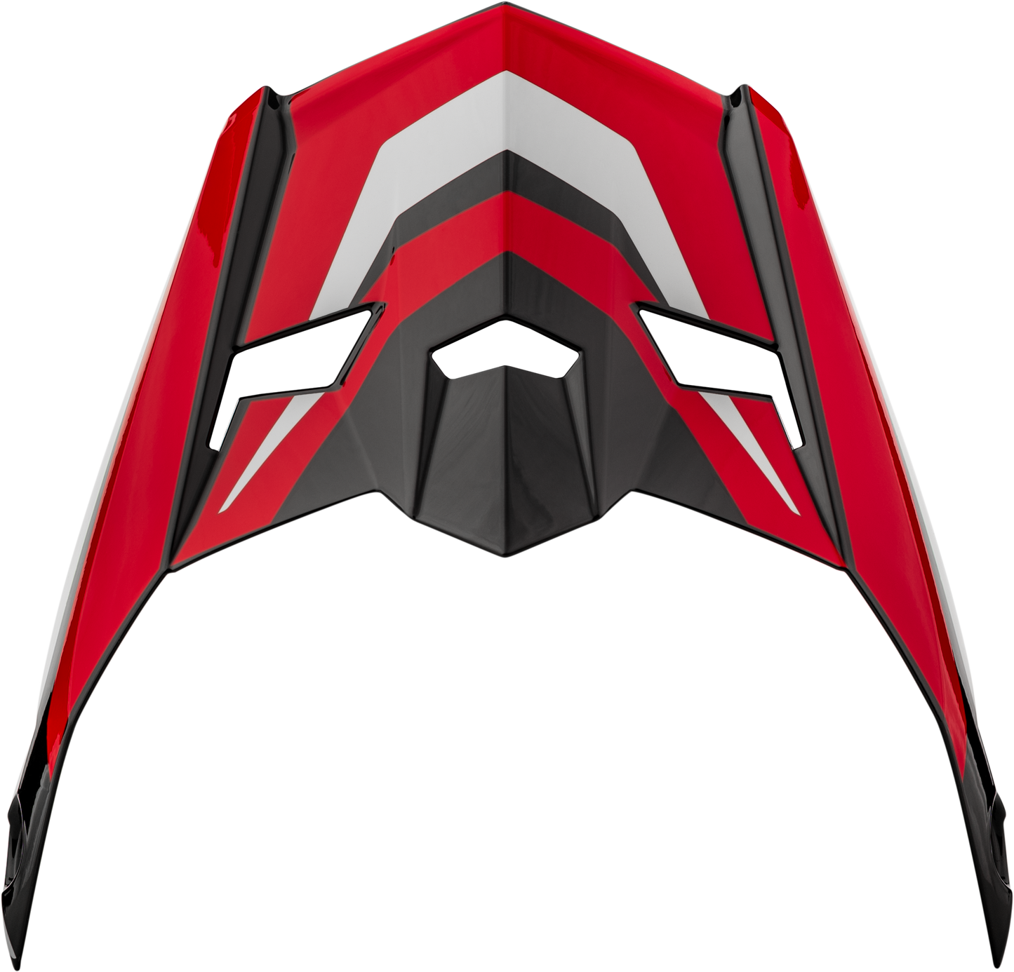 Mx 46 Cyclus Visor Black/Red Md 2x