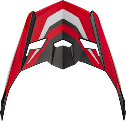 Mx 46 Cyclus Visor Black/Red Md 2x