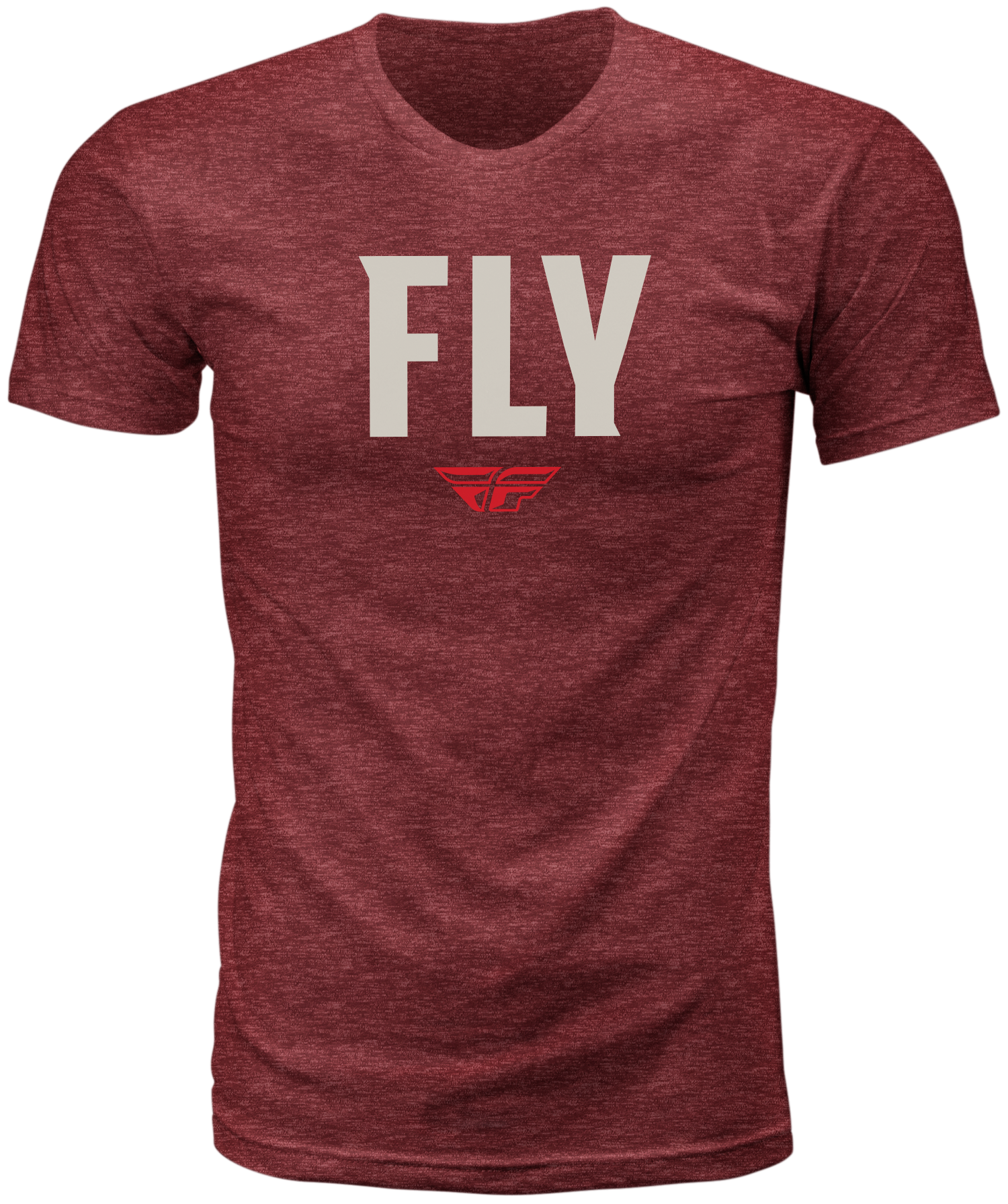 Fly Wfh Tee Red Heather Md