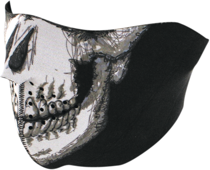 ZAN HEADGEAR Half Mask - Skull Face WNFM002H