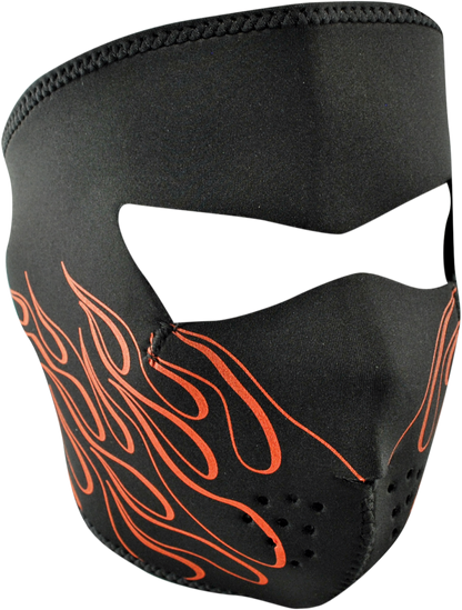 ZAN HEADGEAR Full-Face Mask - Orange Flame WNFM045