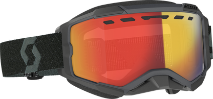 Fury Goggle Snow Cross Black W/Enh Red Chrome