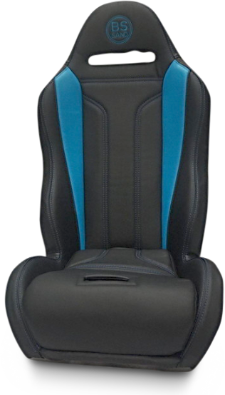 BS SAND Performance Seat - Double T - Black/Titanium Blue - Polaris '15-'21 PEBUTBDTR