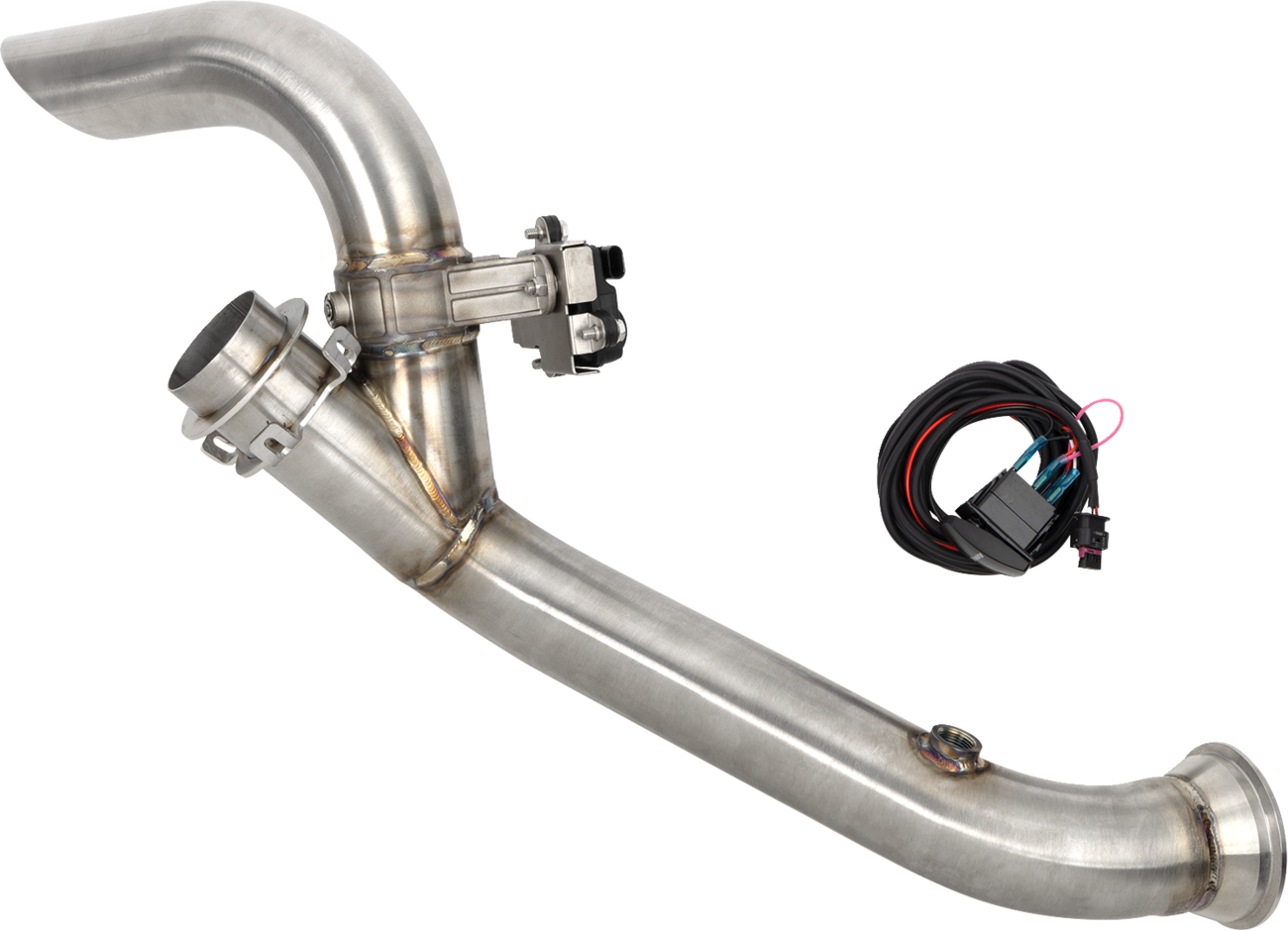 TRINITY RACING Side Piece Valved Header Pipe - Maverick R TR-4189HP