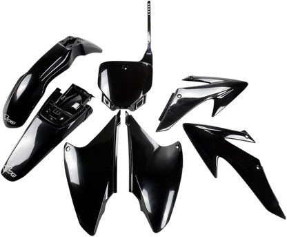 UFO Replacement Body Kit - Black - Honda - CRF '08-'14 HOKIT117-001