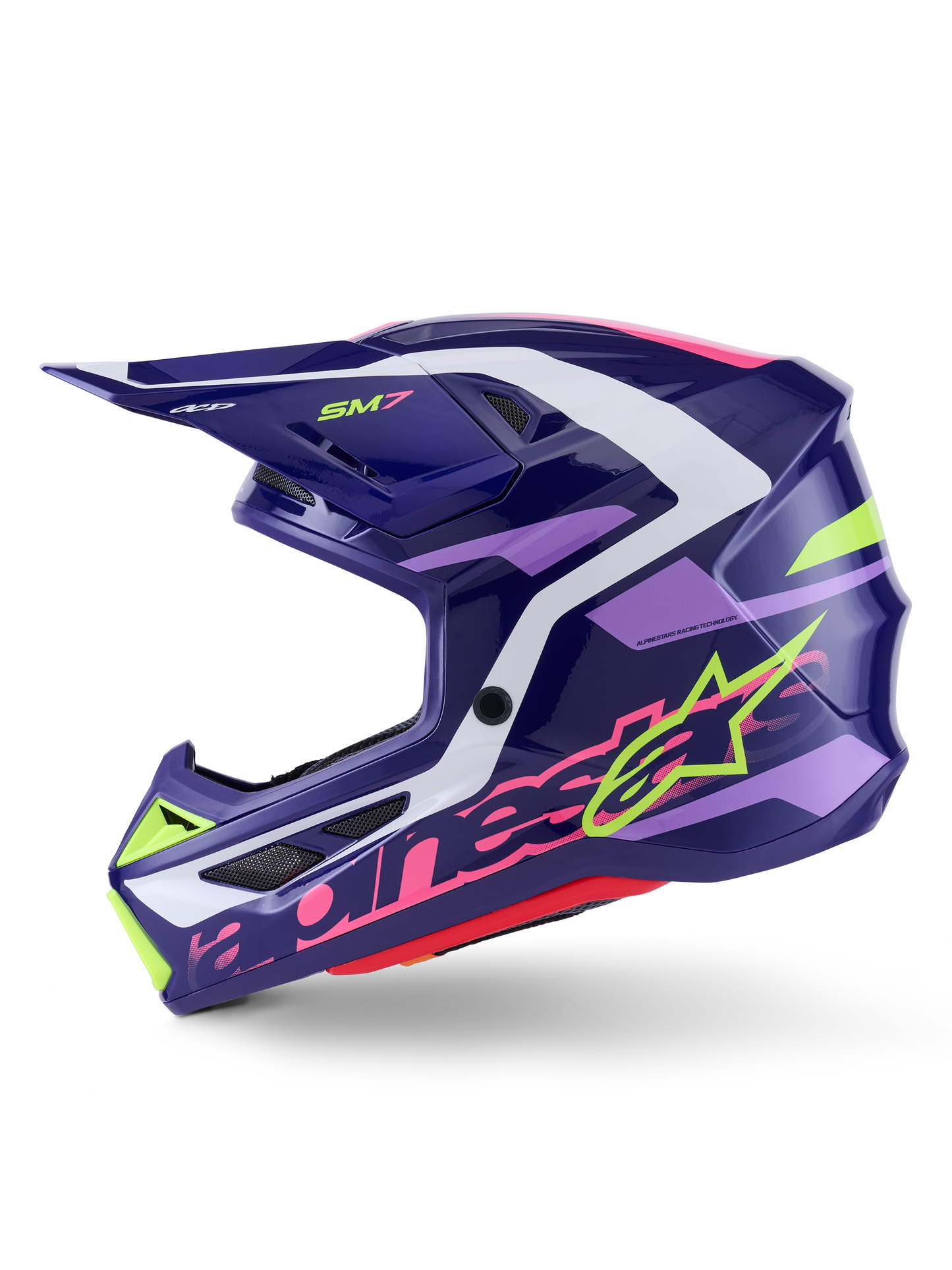 Sm7 Deed Helmet Purp/Pnk Glossy Md