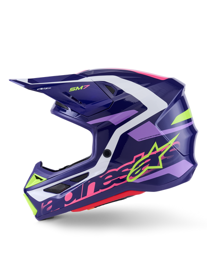 Sm7 Deed Helmet Purp/Pnk Glossy Md