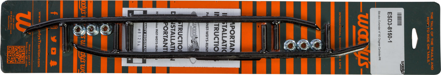 4" Carbide Ski Doo