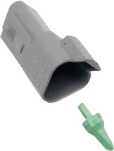 3 Wire Grey Deutsch Rcptcl & Wdglck Hd# 72123 94gy