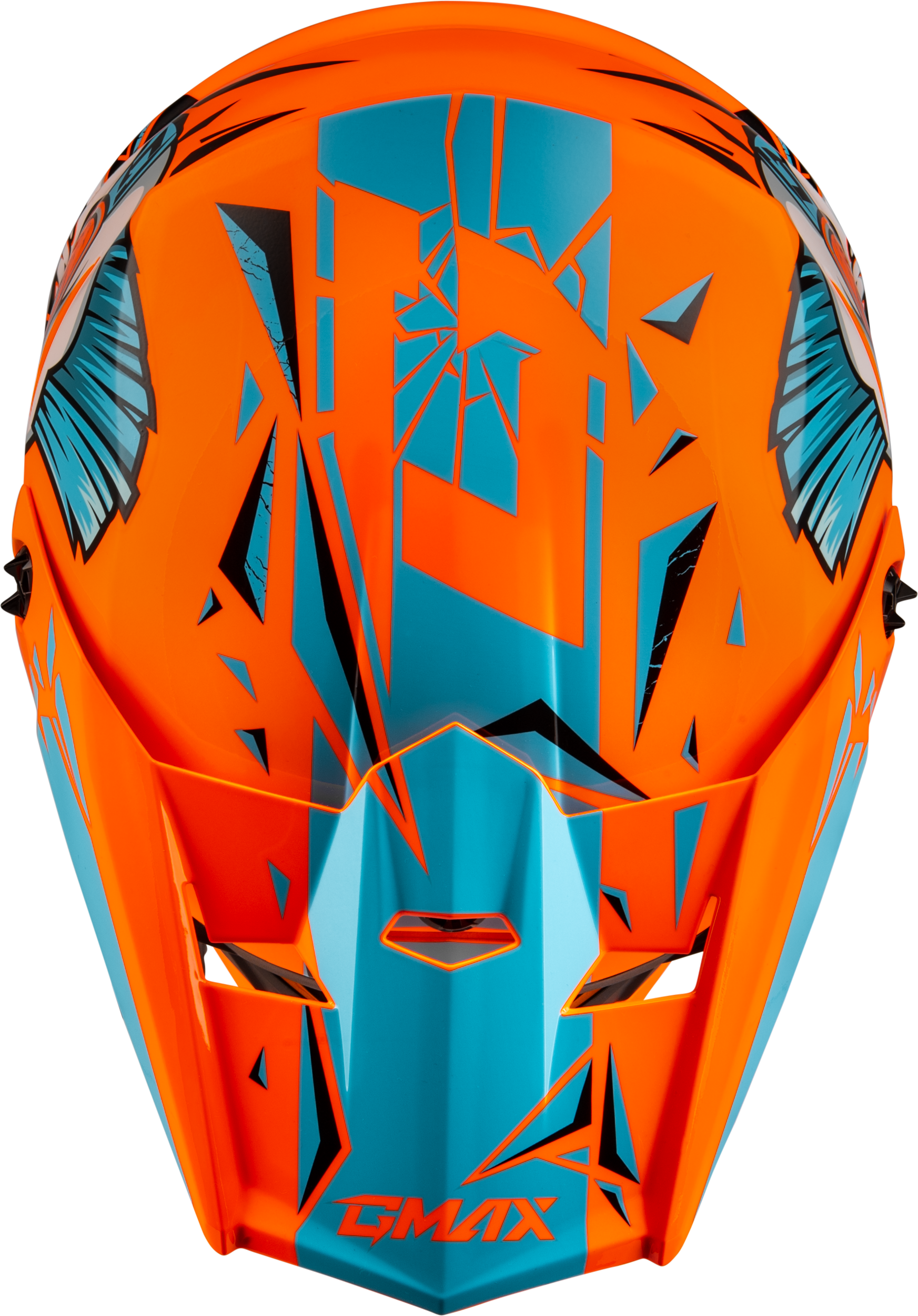 Youth Mx 46y Unstable Helmet Hi Vis Orange/Blue Yl