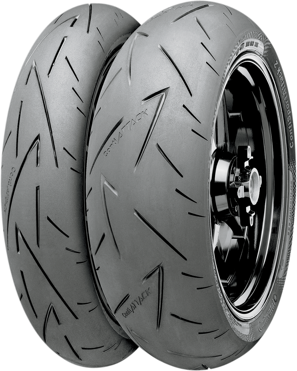 CONTINENTAL Tire - ContiSportAttack 2 - Rear - 160/60ZR17 - (69W) 02440090000