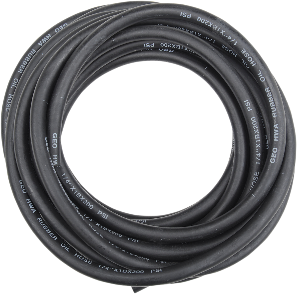 EMGO Oil/Fuel Line - Black - 1/4" x 25' 14-03711