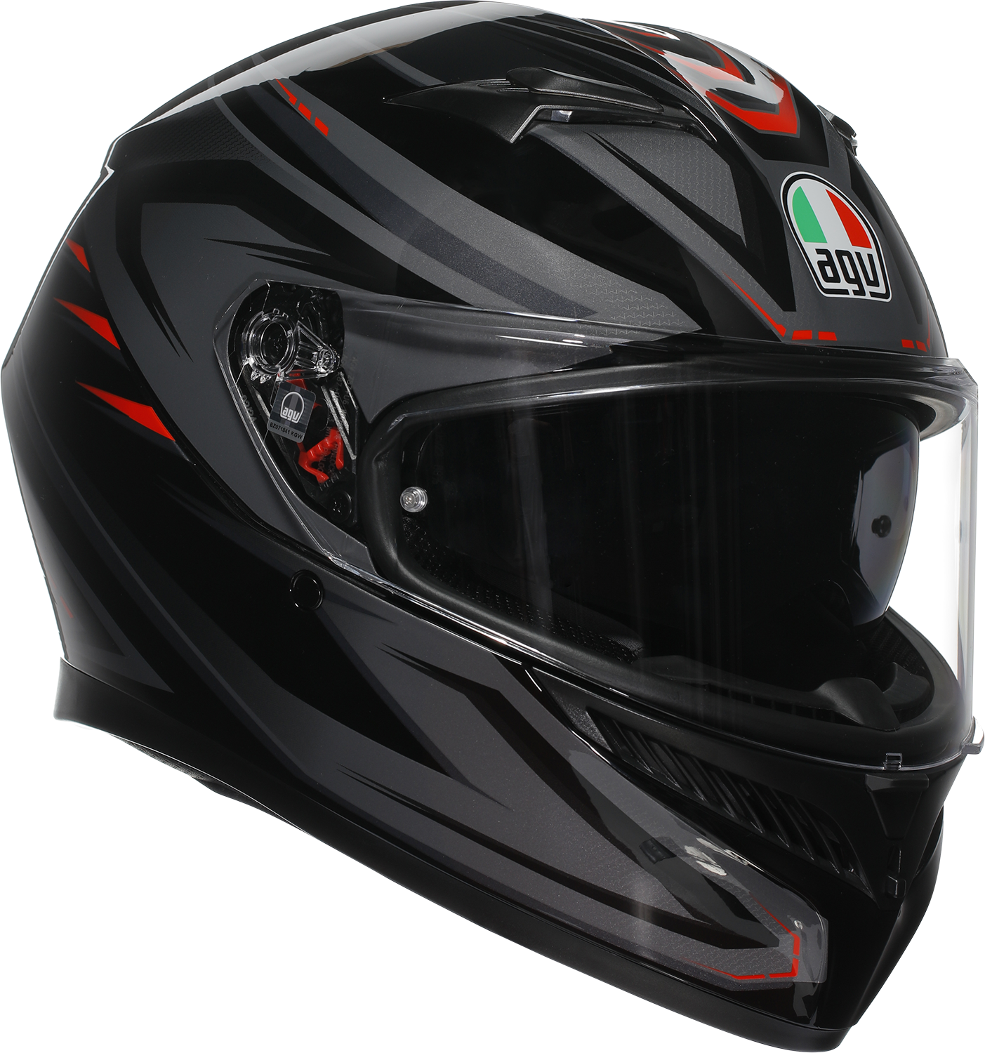 AGV K3 Helmet - Syth - Black/Red - Small 2118381004-021-S