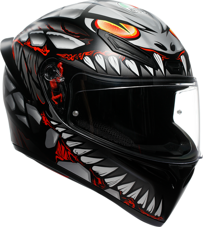 AGV K1 S Helmet - Lyzard - Matte Black/Gray/Red - XL 2118394003-044-XL