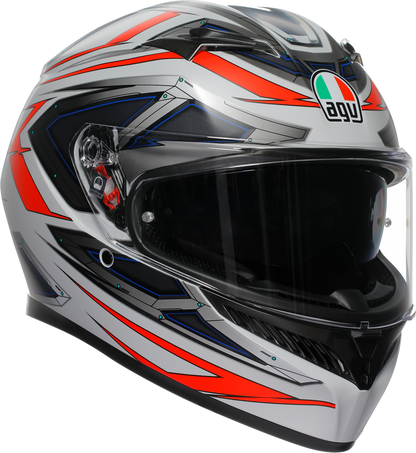 AGV K3 Helmet - Space - Matte White/Red Fluo - Medium 2118381004-020-M