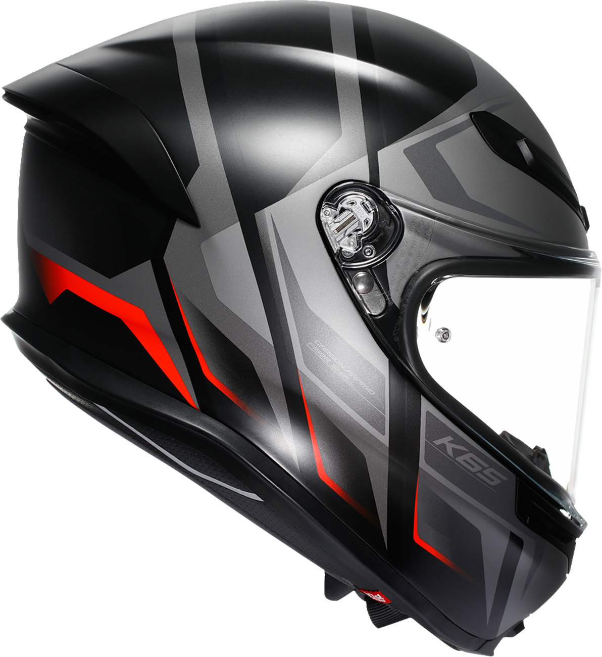 AGV K6 S Helmet - Karve - Matte Black/Gray/Red - XL 2118395002-024-XL