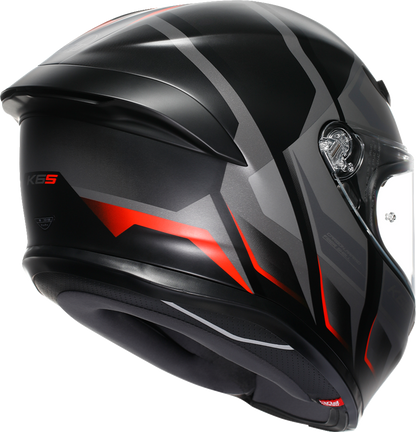 AGV K6 S Helmet - Karve - Matte Black/Gray/Red - XL 2118395002-024-XL
