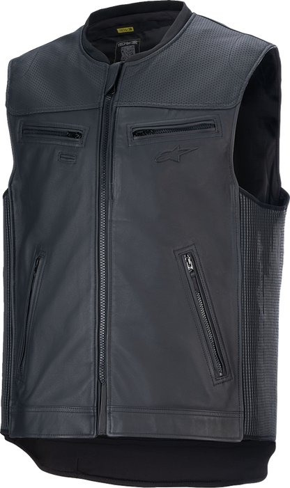 ALPINESTARS TECH-AIR Tech-Air® 3 v2 Leather Vest - Black - Large 6505225-10-L