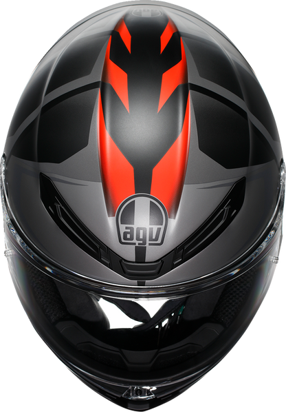 AGV K6 S Helmet - Karve - Matte Black/Gray/Red - Small 2118395002-024-S
