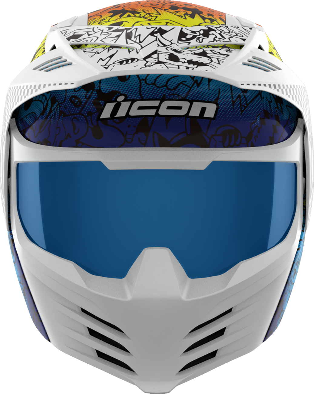 ICON Elsinore™ Helmet - Doodle 3 - White - Large 0104-3440