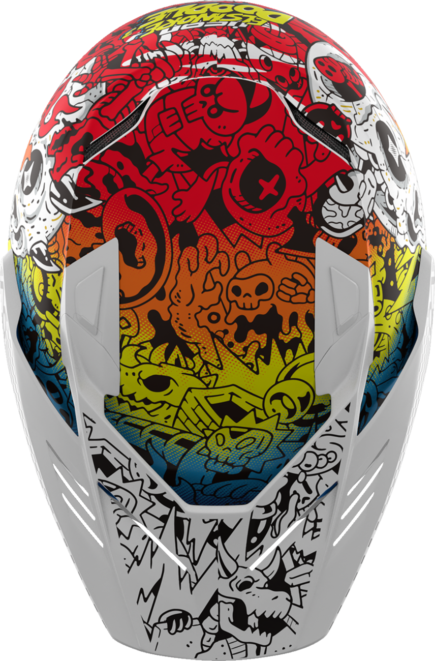 ICON Elsinore™ Helmet - Doodle 3 - White - Large 0104-3440